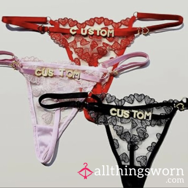 Personalised Thong