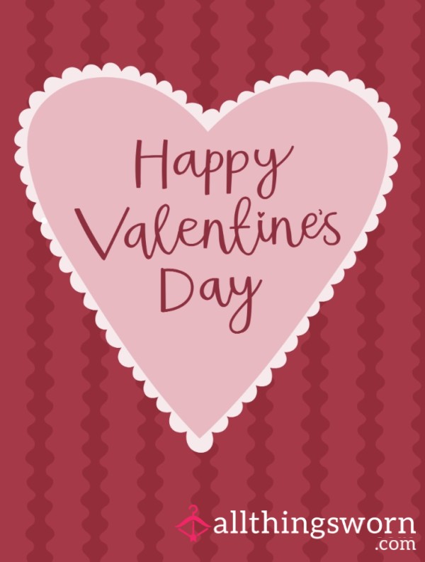 Personalised Valentine’s Day Card💌