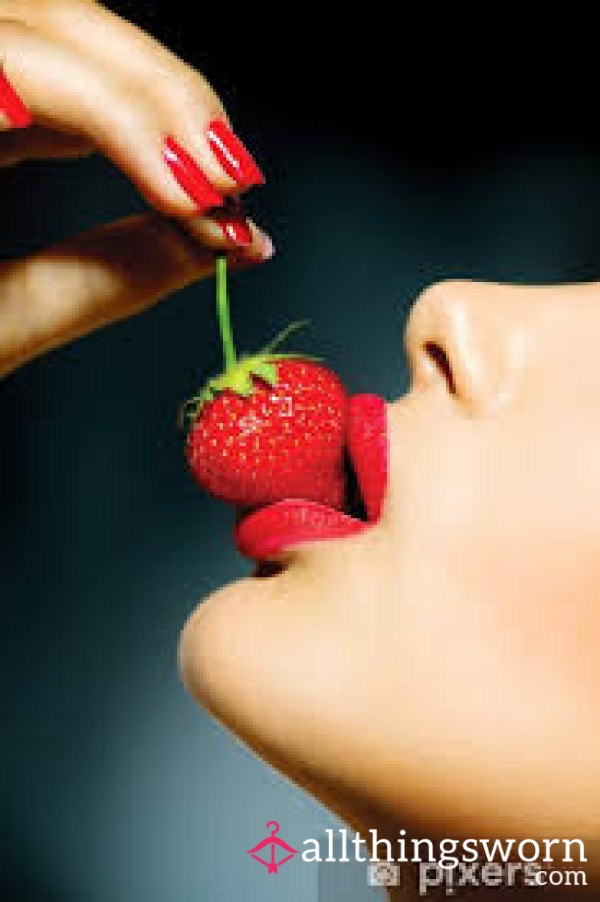 Personalised Video Clips Of Me Eating Seductively