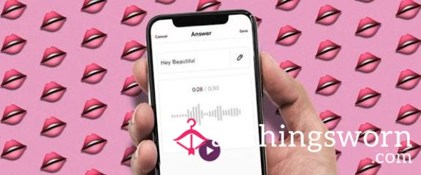 Personalised Voice Note