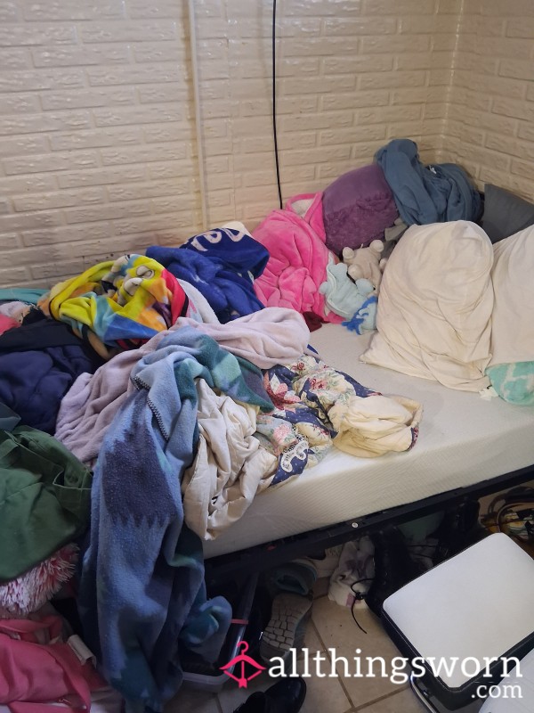 Personally Worn Bedding & Stuffed Animals – Cozy, Warm & Well Loved
