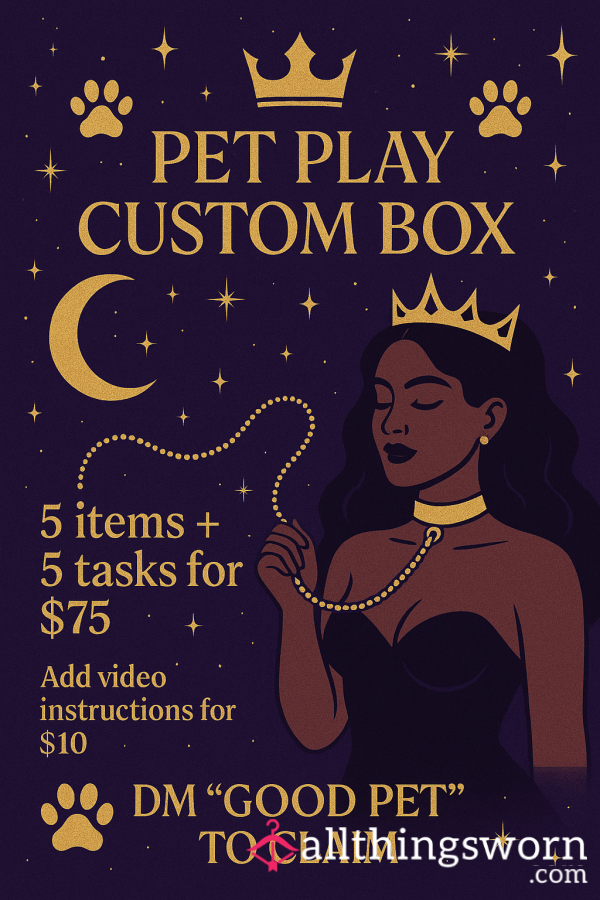 🐾 Pet Play Custom Box 🐾