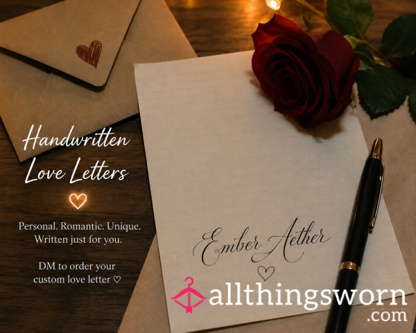 Physical Handwritten Love Letter 🖤