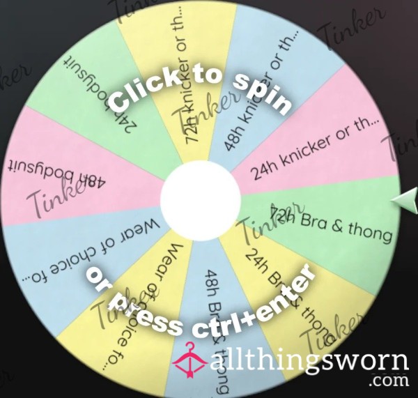 Physical Item Wheel Spin 🩷