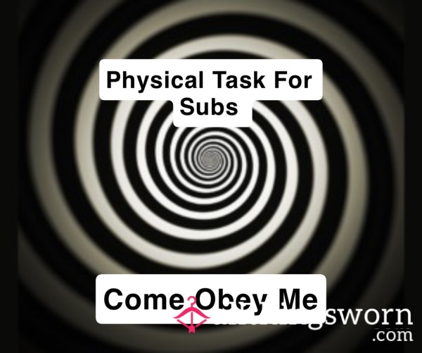 Physical Tasks For Subs