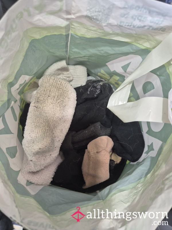 Pic & Mix Odd Socks Bag Mix Of Clean And Dirty