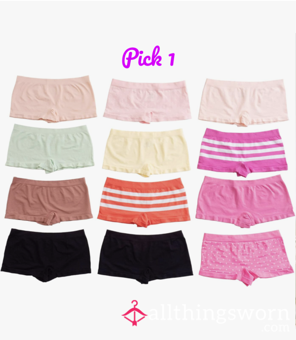 Pick 1 Seamless Nylon/spandex XL Boy Shorts