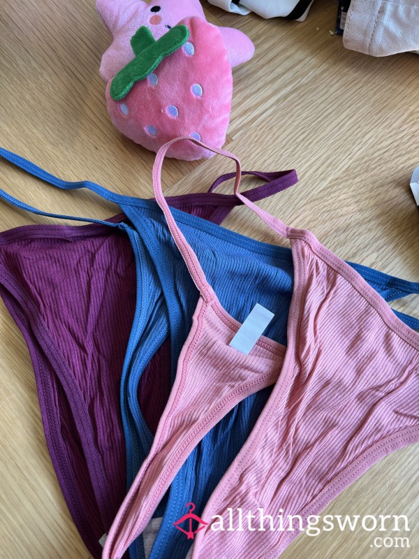 $50 Express Postage Pick A Colour And C*m! Play With Me 21 Colours Cotton Gstring Aussie