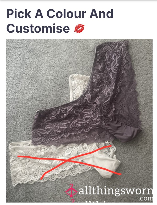 Pick A Colour And Customise 💋