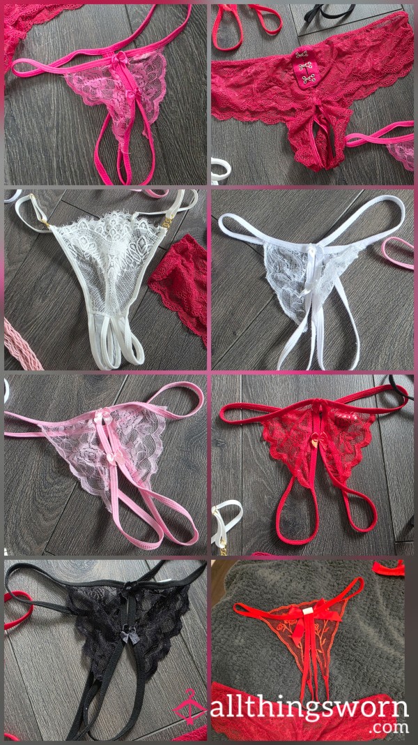Pick A Crotchless Thong