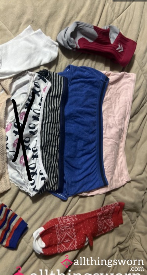 Pick A Pair Of Panties And Pick A Pair Of Socks Each Comes With Seven Day Wear