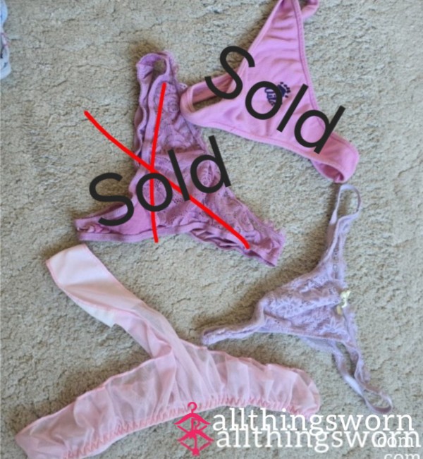 Pick A Pair 😍🌟 Pink Thongs