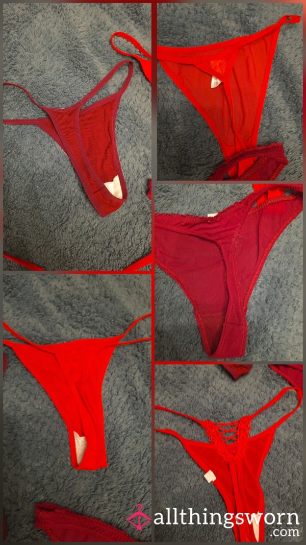 Pick A Red Thong For Me To Wear