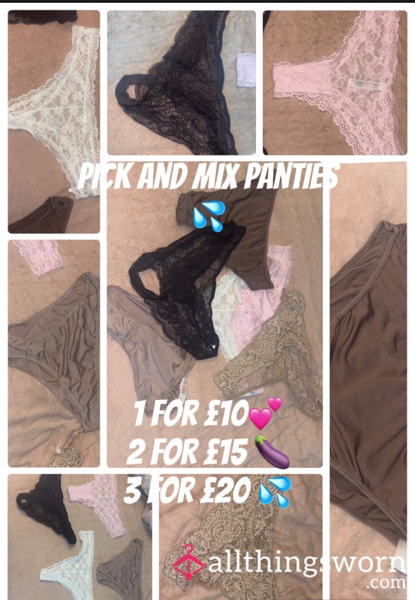 Pick And Mix Panties 😝