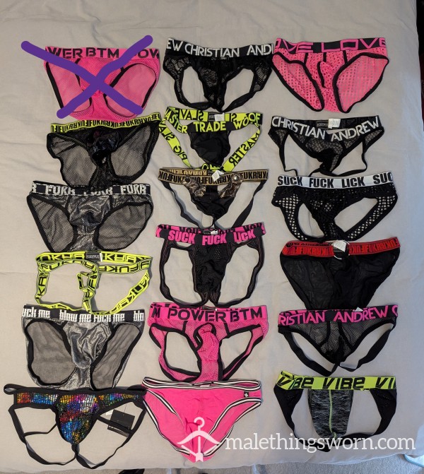 Pick And Mix £18 EACH - Size Medium - Andrew Christian Jocks And Briefs - Loaded On Request