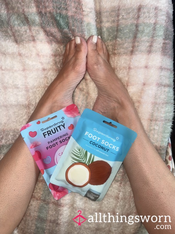 Pick My Pampering Foot Socks And Il Wear For The Evening And You Can Have