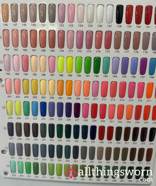 Pick My Pedicure Color