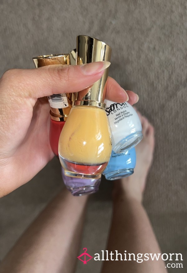 Pick My Toenail Colour & A Video Of Nail Painting 💅🏼