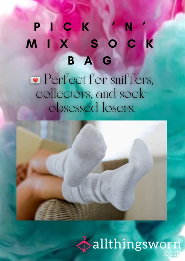 🩷💜🩵 Pick ’n’ Mix Sock Box 🩵💜🩷