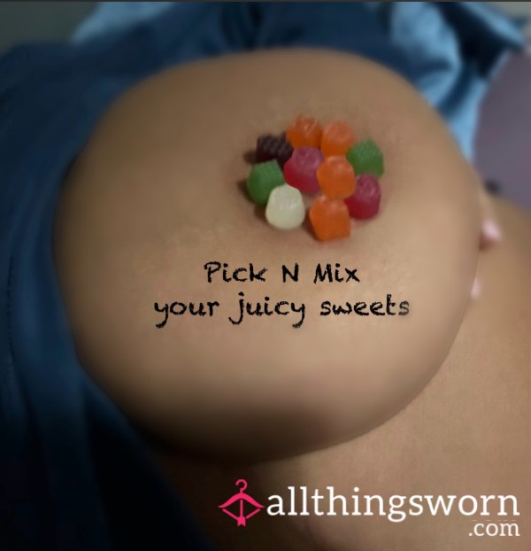 Pick N Mix Your Personalised Juicy Sweets 🍬 Or Lollipops 🍭
