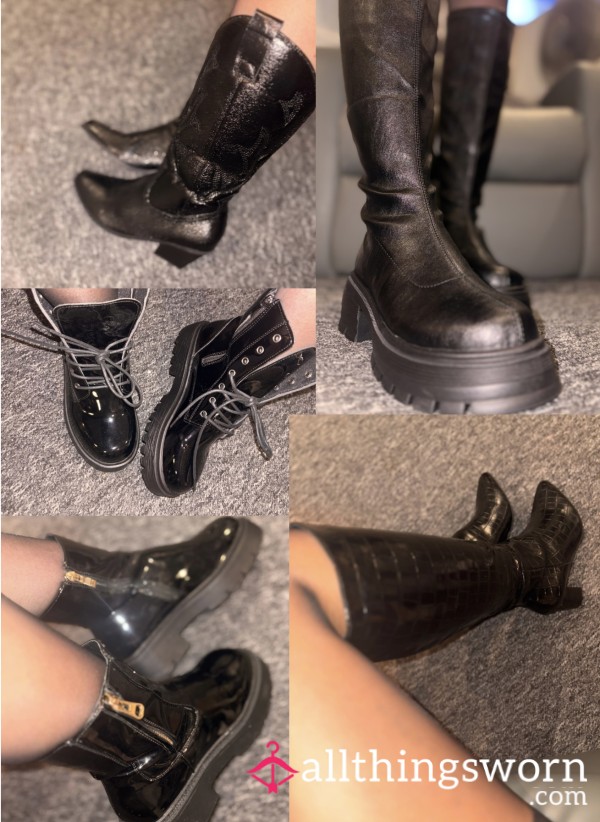 Pick Your Black Boots For Custom Vid / Video Calls 🎥