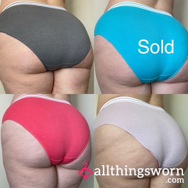 Pick Your Colour - Full Back Cotton Panty 🩶🩵🩷💜
