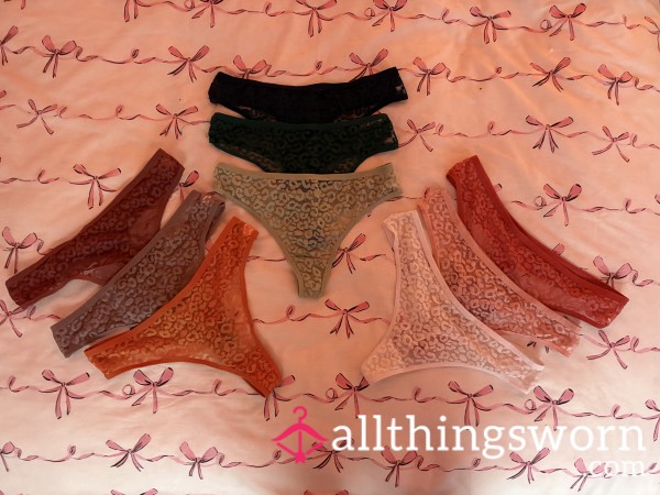 Pick Your Colour Leapord Print Thong😜🌈