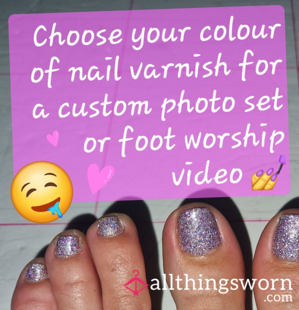 Pick Your Colour Varnish 💅