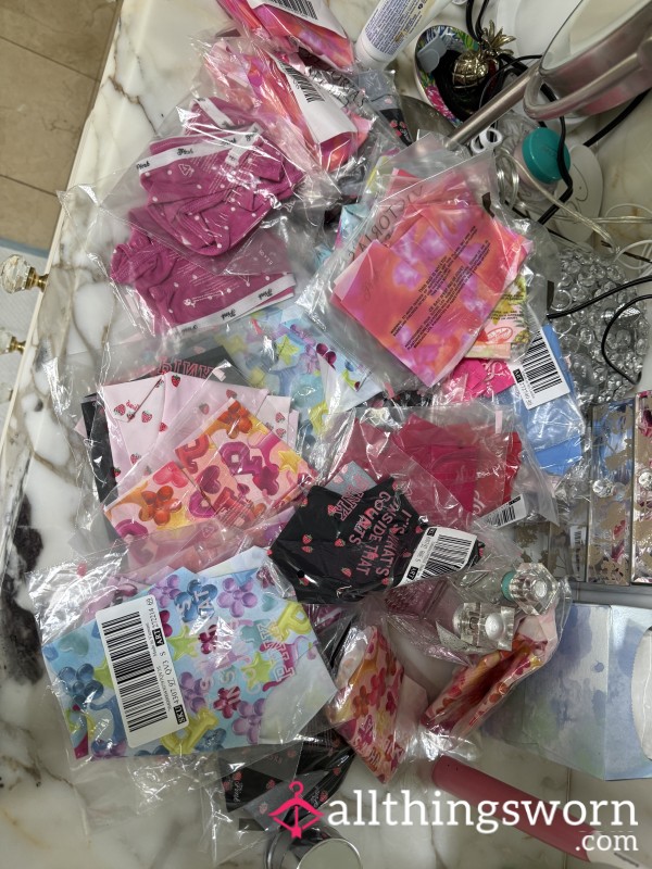 Pick Your Panty!!  Material: Cotton, Satin.  Type:  Full Back, Thong.  Color Preference