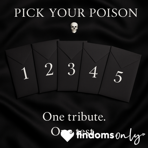 Pick Your Poison ☠️