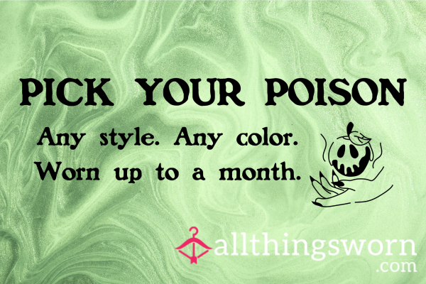 Custom Socks - Size 5 - Choose Any Color/Style