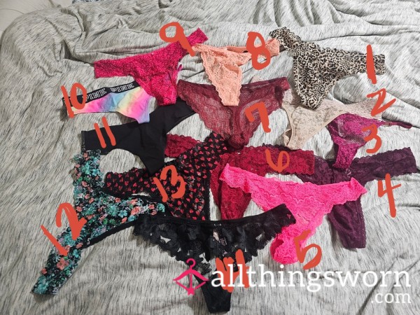 Pick Your Thong Panties 1-14