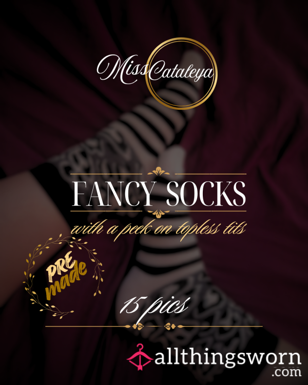 [PICS] 🧦 Fancy Crew SOCKS On Those Polish FEET + Get A P**k On Those Juicy TITS