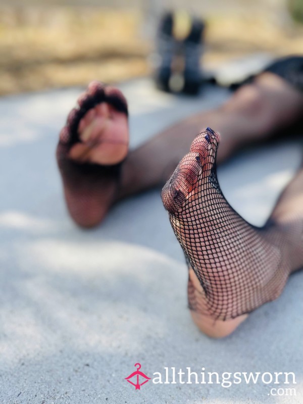 Pics Of Me In Ripped Up Fishnets