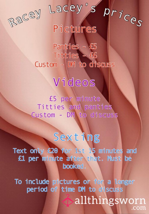Pictures, Videos Or S**ting Session