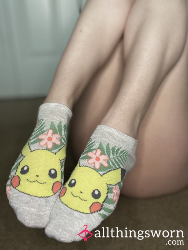 Pikachu Ankle Socks - Available For Wears 💛