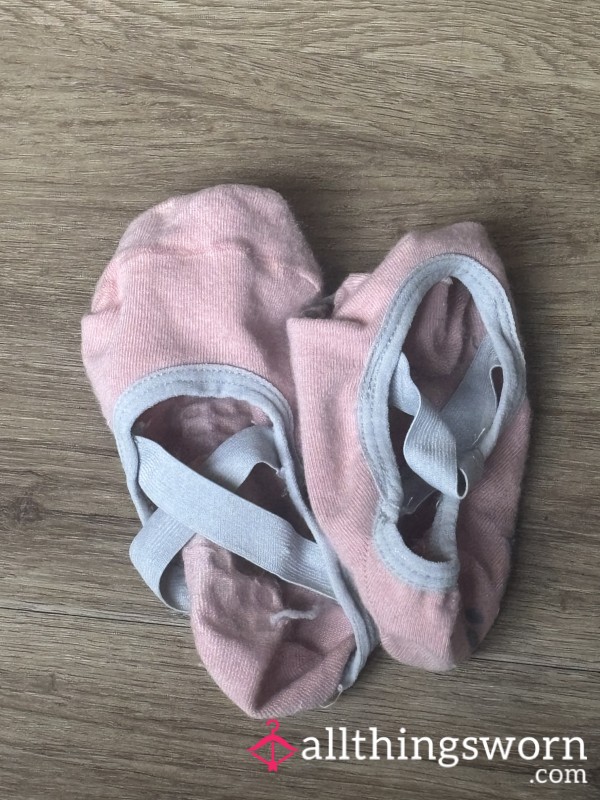 Pilates Socks, Worn