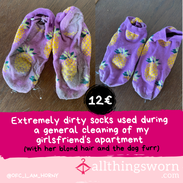 🧦 Pineaple Purple Socks
