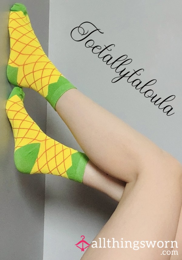 Pineapple Theme Ankle Socks 🍍