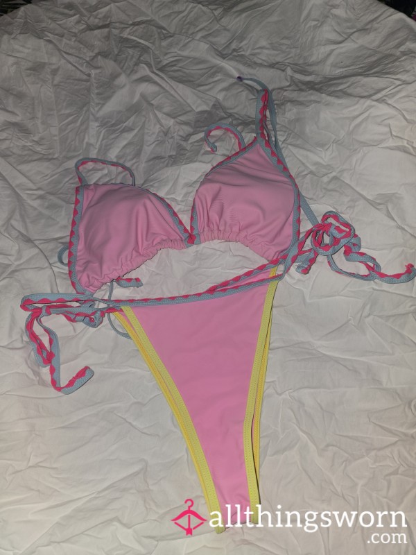 Pink 2 Piece Swimwear / Bikini