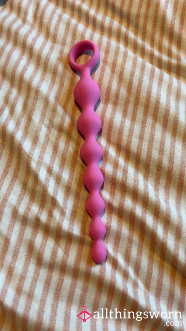 Pink A**l Beads - Price Includes UK P&P And Short Video