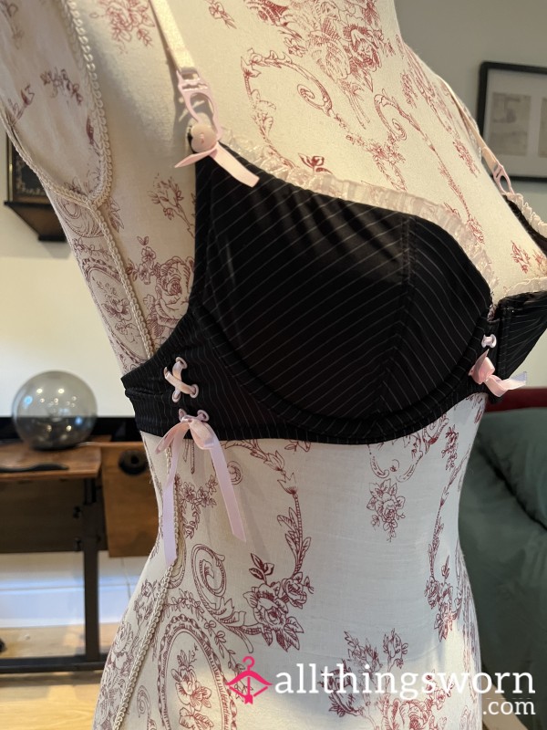 Pink And Black Ann Summers Bra 34b