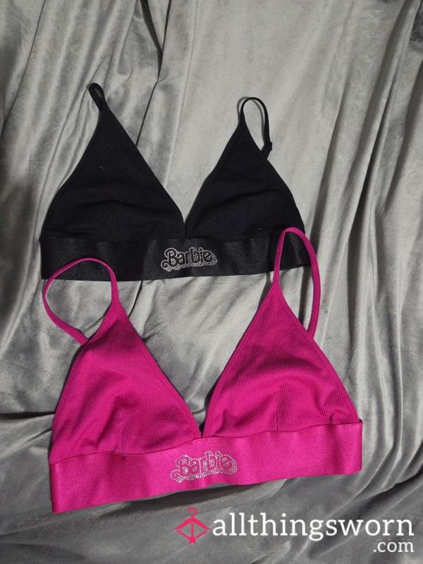 Pink And Black Bralet £20 Each