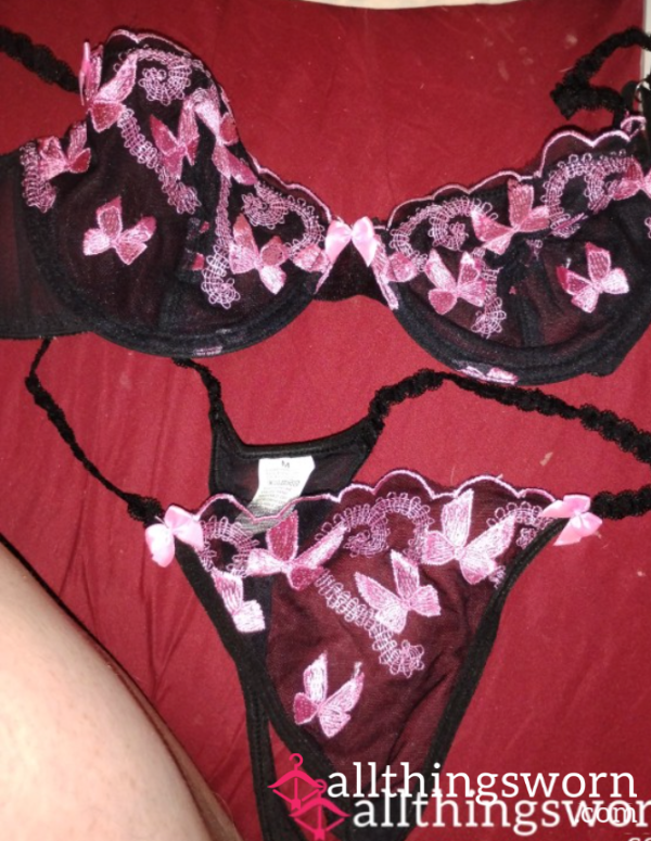 🫦Pink And Black Matching Set!