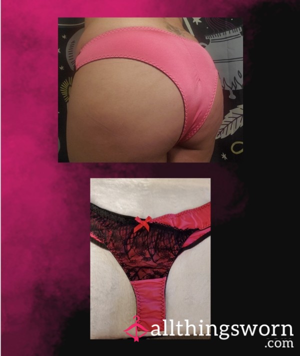 Pink And Black Panties