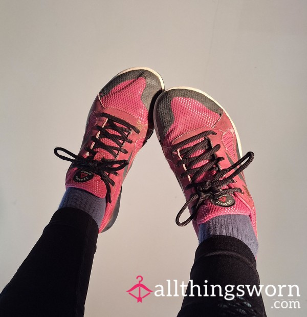Pink And Grey Reebok Crossfit Trainers