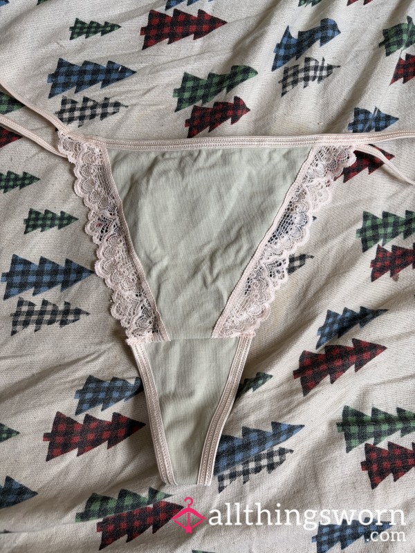 Pink And Mint Thong