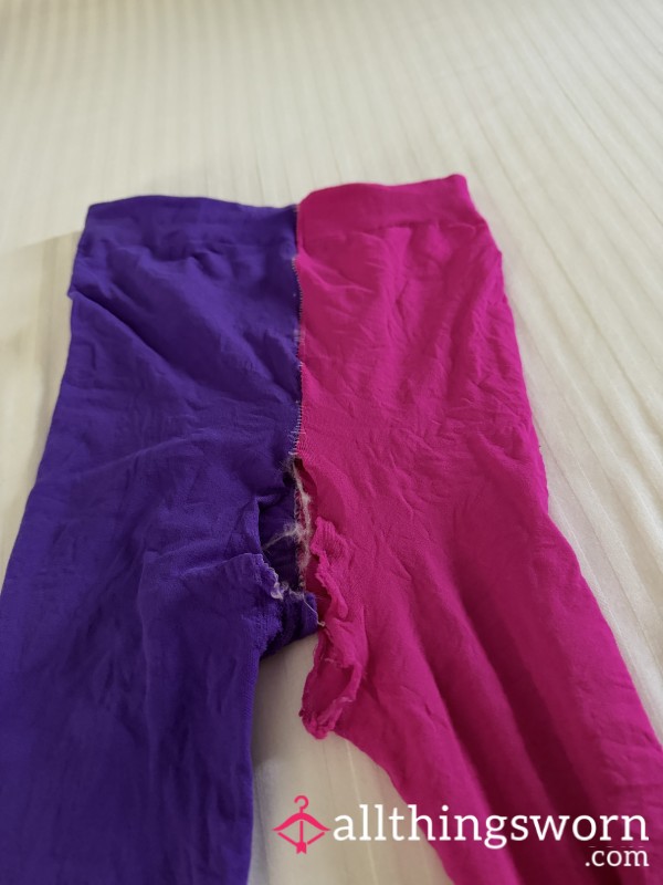 Pink And Purple Concert Tights