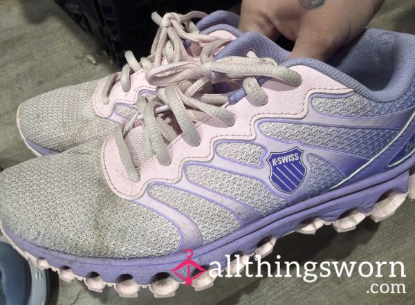 Pink And Purple Sneakers