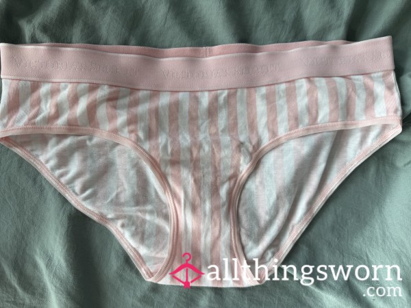 Pink And White Stripes VS Fullback Panties